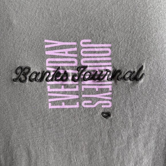 Mens Banks Journal Green Tee NWT Small - Picture 2 of 5